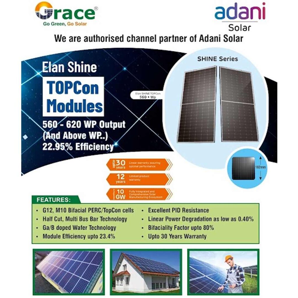Adani solar panel distributor in Ahmedabad, Gujarat